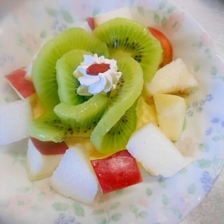 ❀カスタードクリームと果物の盛り合わせ❀